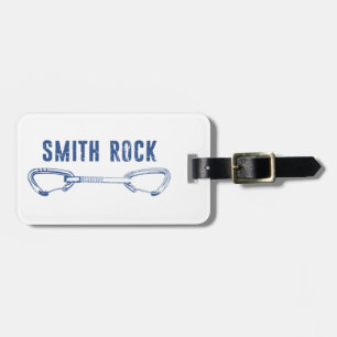 Smith Rock Climbing Quickdraw Luggage Tag