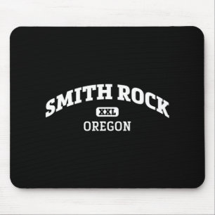 Smith Rock College Style Rock Climbing Area Design Mouse Pad