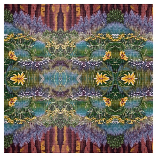 Smith Rock Flowers Fabric (Swatch)