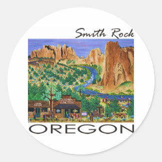Smith Rock ~ Oregon Classic Round Sticker