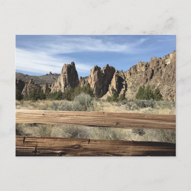 Smith Rock Park Oregon Postcard (Front)
