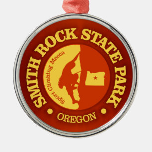 Smith Rock SP (CLB) Metal Ornament