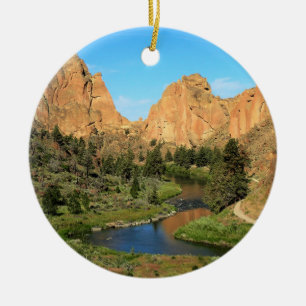 Smith Rock State Park, OR Ceramic Ornament