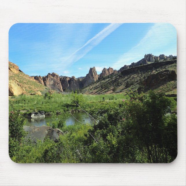 Smith Rock State Park, Oregon Mouse Pad (Front)