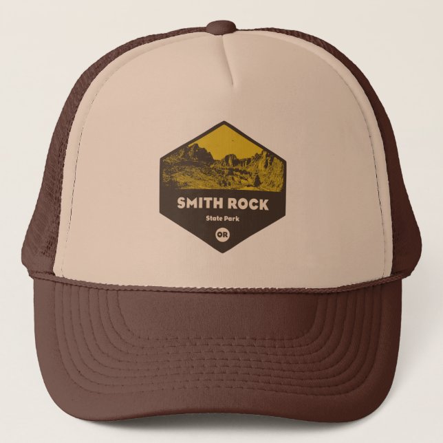Smith Rock State Park Oregon Trucker Hat (Front)
