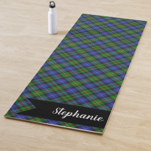 Smith Scottish Family Tartan Plaid Pattern Yoga Mat