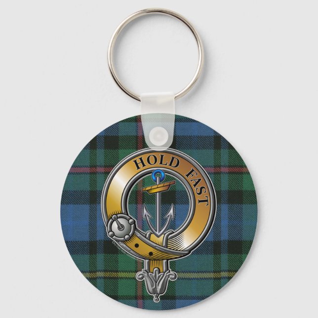 Smith Tartan & Badge Key Ring (Front)