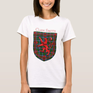 Smith Tartan Scottish Plaid Lion Rampant T-Shirt