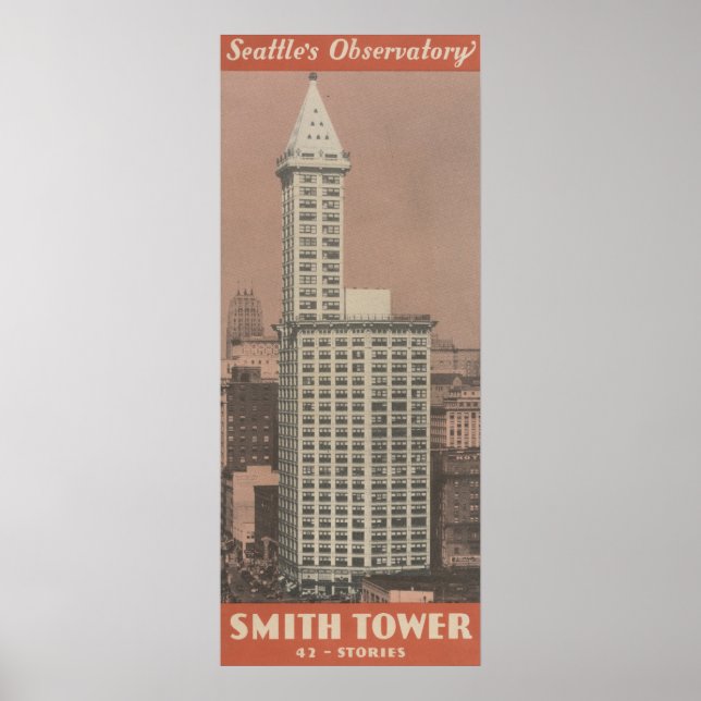 Smith Tower, Seattle's Observatory Poster (Front)
