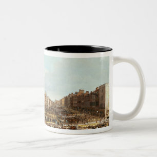 Smithfield Market, engraved by R.G. Reeve Two-Tone Coffee Mug