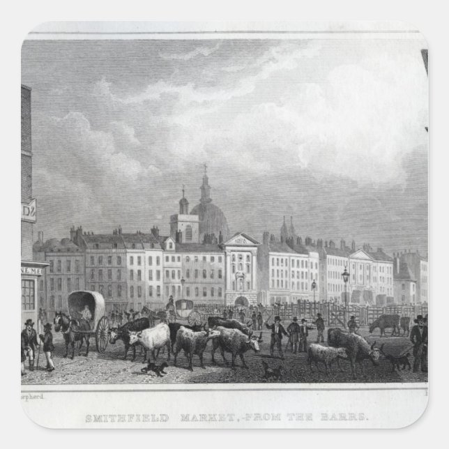 Smithfield Market from the Barrs Square Sticker (Front)