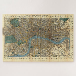 Smith's new map of London 1860 Jigsaw Puzzle