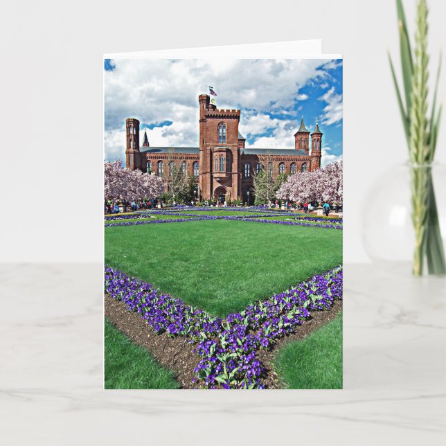 Smithsonian Castle and Haupt Garden Card (Front)