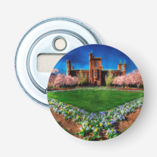 Smithsonian Castle Garden Cherry Blossoms Bottle Opener