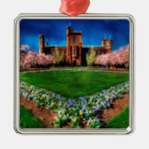 Smithsonian Castle Garden Cherry Blossoms Metal Tree Decoration