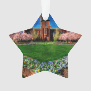 Smithsonian Castle Garden Cherry Blossoms Ornament