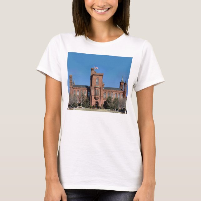 Smithsonian Castle in Washington, D.C. T-Shirt (Front)