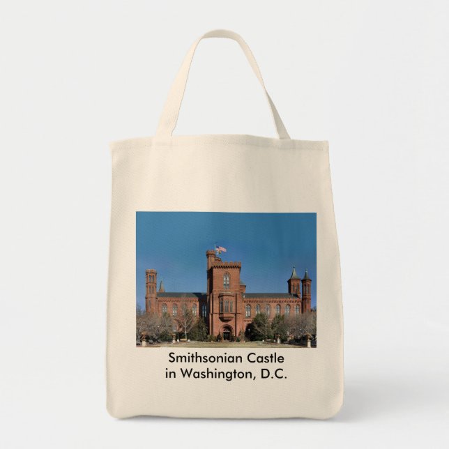 Smithsonian Castle in Washington, D.C. Tote Bag (Front)