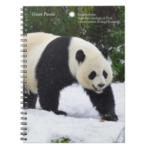 Smithsonian Giant Pandas In The Snow Notebook