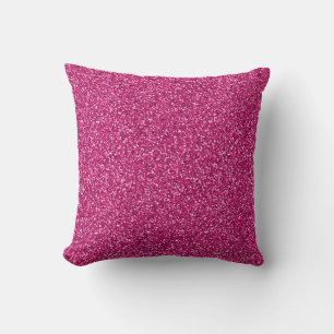 Smitten Pink Glitter Cushion