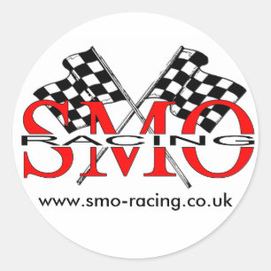 SMO Racing Classic Round Sticker