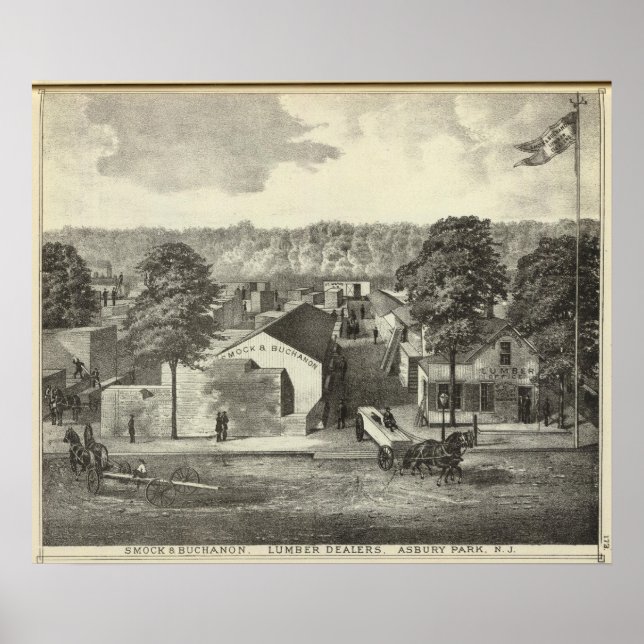 Smock & Buchanon, lumber dealers, Asbury Park, NJ Poster (Front)