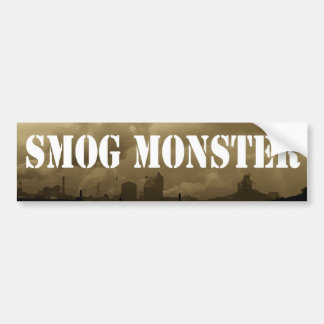 Smog Monster Bumper Sticker