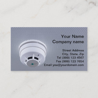 Smoke Alarm Business Card