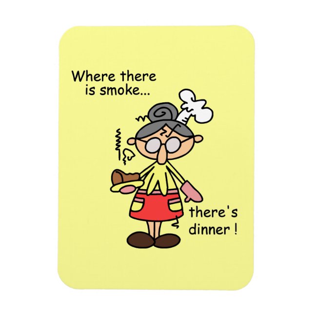 Smoke and Dinner T-shirts and Gifts Magnet (Vertical)