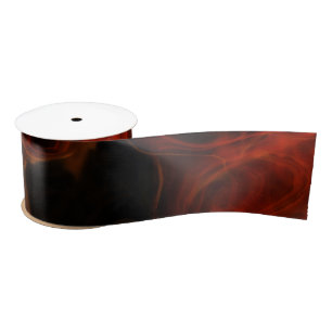 Smoke and Flames Satin Ribbon