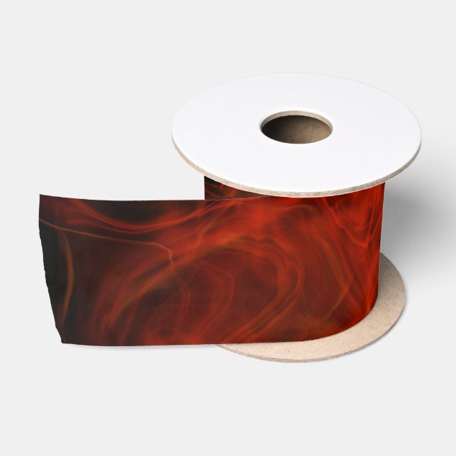Smoke and Flames  Satin Ribbon (Spool)