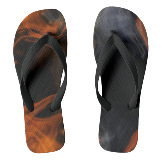 Smoke and Flames Thongs (Footbed)
