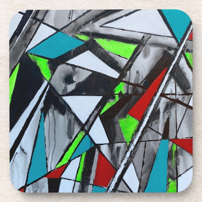 Smoke and Mirrors Set of 6 Coasters (Front)