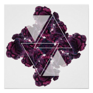 Smoke & Angles Poster