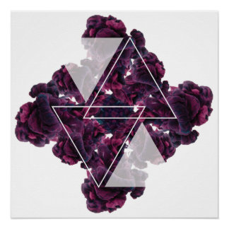 Smoke & Angles Poster