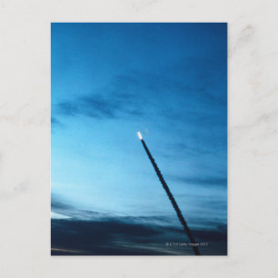 Smoke Behind Space Shuttle Postcard