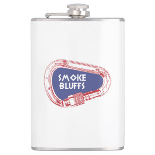 Smoke Bluffs Climbing Carabiner Hip Flask