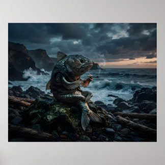 Smoke by the sea poster