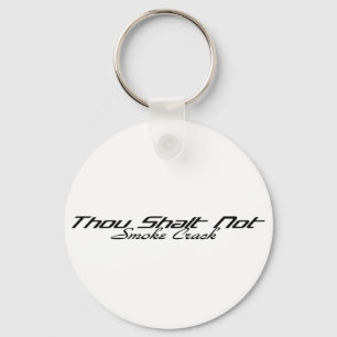 Smoke Crack Key Ring