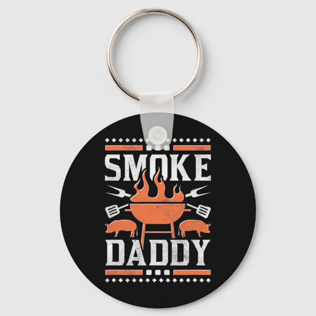 Smoke Daddy  Key Ring (Front)