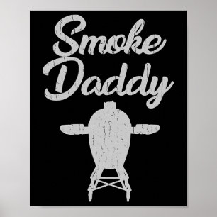 Smoke Daddy Vintage Bbq Shirt Poster