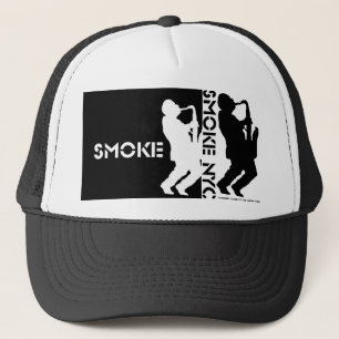Smoke Dbl. Saxman Hat - Negative