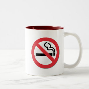 Smoke-free Coffee Two-Tone Coffee Mug