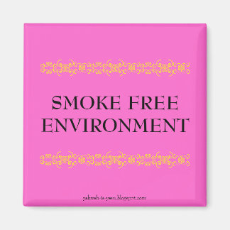 SMOKE FREE ENVIRONMENT MAGNET