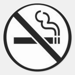 Smoke Free stickers