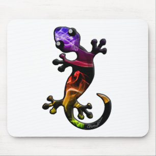 Smoke Gecko Lizard Mouse Pad
