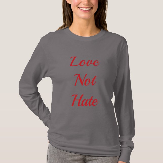 Smoke Grey Basic Long Sleeve T-shirt (Front)