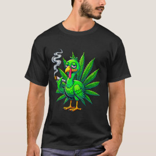 Smoke Joint Turkey Funny Thanksgiving Tee 1