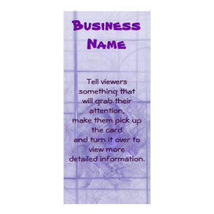 Smoke Over Violet Rack Card