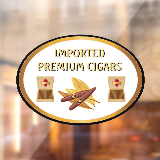 Smoke Shop Imported Premium Cigars Front Advert (Sheet 2)